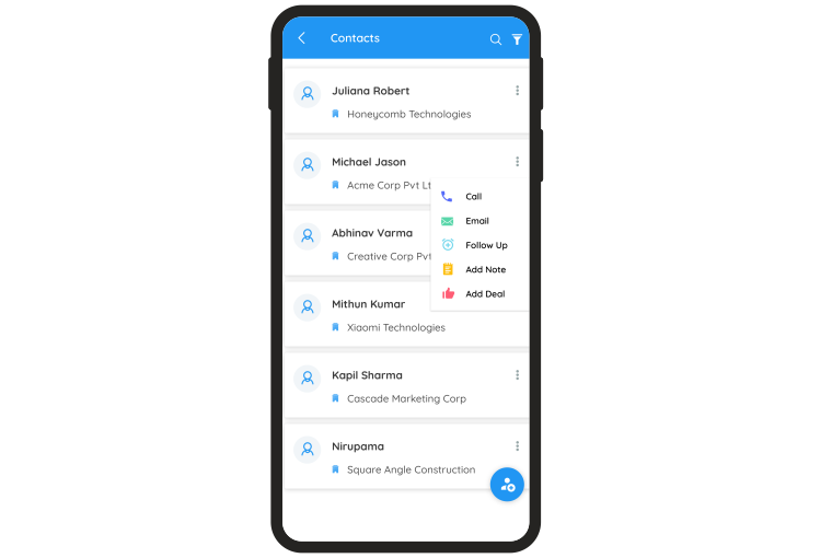 RabbitCRM QuickADD